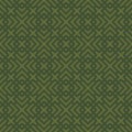 Green geometric seamless pattern