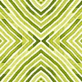 Green Geometric Watercolor. Delicate Seamless Patt