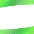 Green geometrical grid background - design from curved angular stripes