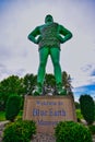 Green Giant Statue in Blue Earth MN