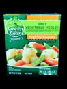 Green Giant Steamers Baby Vegetable Frozen Vegetables on a Black Backdrop