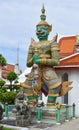 GREEN GIANT IN WAT ARUN (TEMPLE OF DAWN)