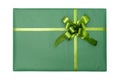 Green gift box Royalty Free Stock Photo