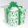 Green gift box