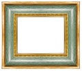 Green gilded frame Royalty Free Stock Photo