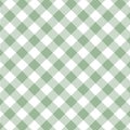 Green Gingham seamless pattern