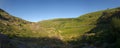 Green glacial valley of Manteigas at Serra da Estrela, Portugal Royalty Free Stock Photo