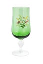 Green glass goblet Royalty Free Stock Photo