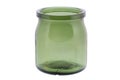Green glass jar Royalty Free Stock Photo