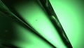 Green Glass Mysterious Fresh Refraction and Reflection Elegant Modern 3D Rendering Abstract Background