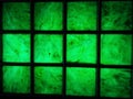 Green glass square Royalty Free Stock Photo