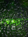 Green glass texture Royalty Free Stock Photo