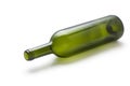 green glass wine bottle Royalty Free Stock Photo