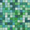 Green glassy tiles Royalty Free Stock Photo