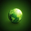 Green globe icon Royalty Free Stock Photo