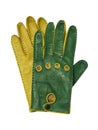 Green Gloves Royalty Free Stock Photo