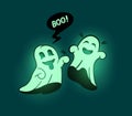 Green Glow In The Dark Playful Ghosts