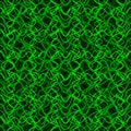 Green glow wavy dynamic pattern. Cover design template