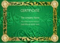 Green Gold Certificate