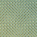 Green and gold diamond plate Royalty Free Stock Photo