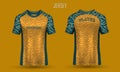 GREEN GOLD JERSEY Royalty Free Stock Photo
