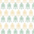 Green Gold Vintage Trees Pattern Texture Background