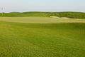 Green golf course field Royalty Free Stock Photo