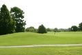 Green Golf grass landscape in Texas