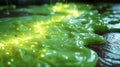 green goo glowing slime fluid Royalty Free Stock Photo