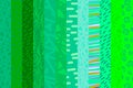Green gradient collage background hand drawn background catoon style