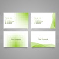 Green gradient illustration id card