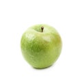 Green granny Smith apple isolated Royalty Free Stock Photo