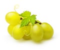 Green grape isolated Royalty Free Stock Photo