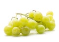 Green grape isolated on white Royalty Free Stock Photo