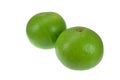 Green grapefruits