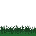 Green Grass Background Vector Template Illustration Design. Vector EPS 10