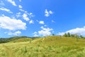 Green grass at bald hill mountain, scenic park in Ranong, Thailand Royalty Free Stock Photo