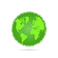 Green Grass Earth Illustration Royalty Free Stock Photo