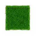 Green Grass Field Banner Football Place. Vector