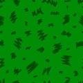 Green grass, herb seamless repeat vector pattern
