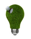 Green Grass Light Bulb with Golf Ball