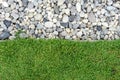 Green grass with Pebbles, Stone and grass in garden, grass with rock, Pebble with Grass