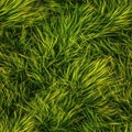 Green Grass Seamless Pattern Background With Generative AI Royalty Free Stock Photo