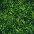 Green Grass Seamless Pattern Background With Generative AI Royalty Free Stock Photo