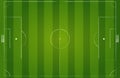 Green grass soccer field background. Vector EPS10 illustration Royalty Free Stock Photo