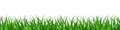 Green grass lawn seamless border summer background