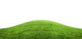 Green grass texture background isolated on white background. Royalty Free Stock Photo