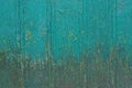 Green gray wooden texture from old dirty boards