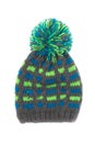 Green-gray woolen cap