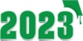 2023 Graduation Green